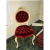 Image 1 : RED VICTORIAN STYLE CHAIR