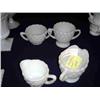 Image 1 : MILK GLASS SUGAR & CREAMER