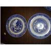 Image 1 : BLUE WILLOW PLATES - CHIPPED