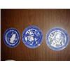 Image 1 : BLUE WILLOW PLATES - CHIPPED