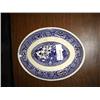 Image 1 : BLUE WILLOW PLATTER - CHIPPED