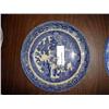 Image 1 : BLUE WILLOW PLATE - CHIPPED