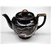 Image 1 : BLACK TEA KETTLE W/WHITE DRAGON