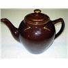 Image 1 : BROWN & GOLD TEA KETTLE