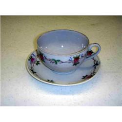 NASCO CUP & SAUCER ROSE PATTERN OCCUPIED JAPAN