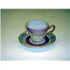 Image 1 : PINK & PEARL CUP & SAUCER SET W/GOLD HANDLE