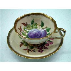 PARGON FINE BONE CHINA CUP & SAUCER FRUIT PATTERN
