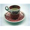 Image 1 : COPELAND SPODES TOWER ENGLAND CUP & SAUCER - RED