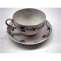 NASCO CUP & SAUCER ROSE PATTERN OCCUPIED JAPAN