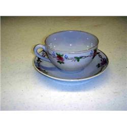 NASCO CUP & SAUCER ROSE PATTERN OCCUPIED JAPAN