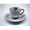 Image 1 : SANGE JAPAN GOLD FLORAL CUP & SAUCER SET