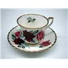 Image 1 : SALISBURY BONE CHINA RED & PINK FLORAL SET