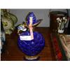 Image 1 : JIM BEAM COBALT BLUE & GOLD DECANTERS