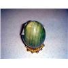 Image 1 : GREEN MARBLE EGG ON STAND