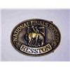 HESSTON PRCA NFR BRONZE BELT BUCKLES 1979-BAREBAC