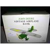 Image 1 : JOHN DEERE VINTAGE AIRPLANE BANK STOCK # 35024