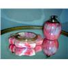 Image 1 : PINK MARBLE LIGHTER & ASHTRAY