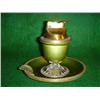 Image 1 : EVANS GREEN FOOTED LIGHTER & ASHTRAY