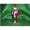 Image 1 : EVANS BLACK HORSE HEAD CHESS PIECE