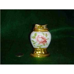 EVANS ROSE TABLE LIGHTER - CHIPPED