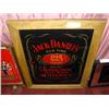 Image 1 : JACK DANIELS ADVERTISEMENT GLASS WALL HANGING