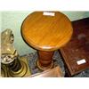 Image 1 : WOODEN PEDESTAL PLANT STAND
