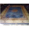 Image 1 : ANTIQUE AREA RUG - BLUE & PINK