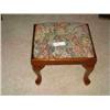 Image 1 : WOODEN FOOT STOOL BY BOMBAY CO.