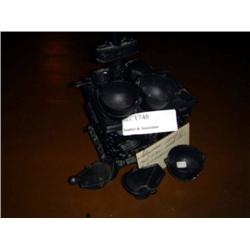 MINI CAST IRON STOVE W/ POTS