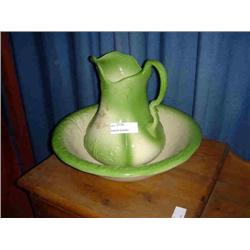 ANTIQUE WASH BASIN  & PITCHER