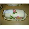 Image 1 : FRANCISCAN DESERT ROSE BUTTER DISH ( CHIPPED )