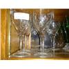 Image 1 : SET OF 7 CRYSTAL WINE GLASSES