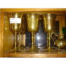 BRASS WINE STEMS ( MADE IN INDIA )