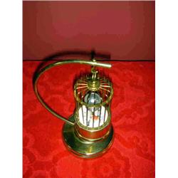 REMCO BRASS BIRDCAGE CLOCK MADE IN GERMANY