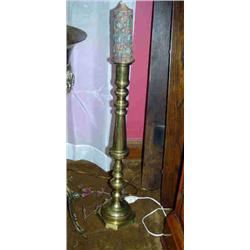 TALL BRASS CANDLE STAND