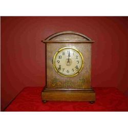 INGRAHAM CO WOODEN CLOCK - BRISTOL CONN
