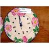 Image 1 : FRANCISCAN DESERT ROSE SAUCER POTTERY CLOCK