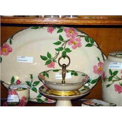 FRANCISCAN DESERT ROSE LARGE PLATTER POTTERY
