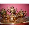 Image 1 : 8PC. COPPER & BRASS TEA SERVICES