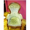 Image 1 : GREEN VICTORIAN CHAIR
