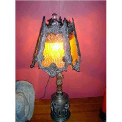 AMBER COLORED LAMP