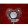 Image 1 : CRYSTAL LEGENDS HEART SHAPED CLOCK