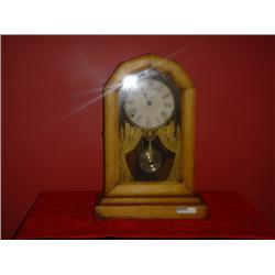 INGRAHAM CO OAK SHELF CLOCK  @ 1881-1884