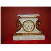 Image 1 : ANSONIA CLOCK CO WHITE METAL CLOCK