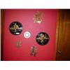 Image 1 : GOLD ORIENTAL LETTERS WALL DECOR