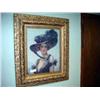 Image 1 : VICTORIAN LADY IN HAT FRAMED ARTWORK