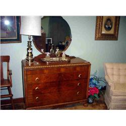 4 PC ANTIQUE BEDROOM SUITE