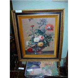 FLORAL PAINTING ON CANVAS