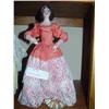 Image 1 : SPANISH DOLL IN ORANGE DRESS W/FANS