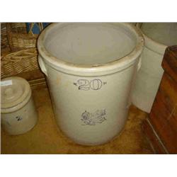 # 20 WESTERN STONEWARE COCK POT